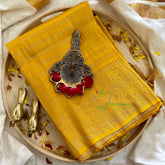 Yellow Georgette Saree -VS855